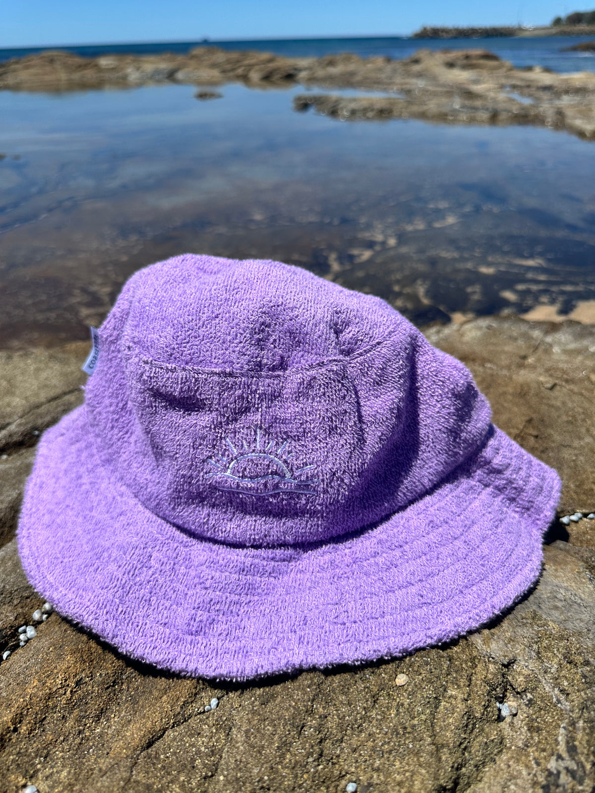 Terrigal beach hat - purple