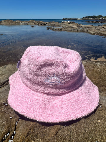 Terrigal beach hat - pink